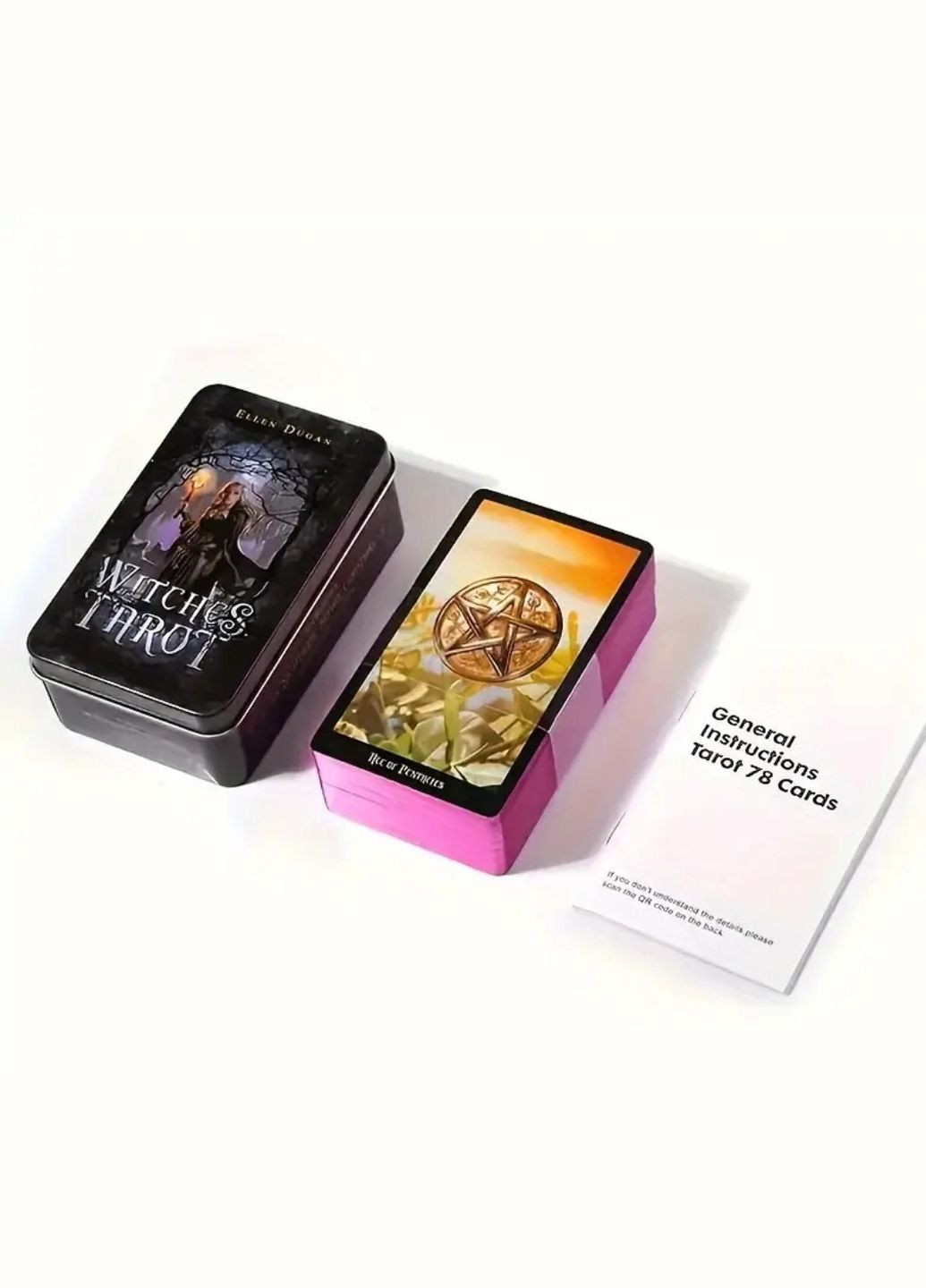Карти Таро Колдовське 78 карт у металевій коробці EVANS (366883882)