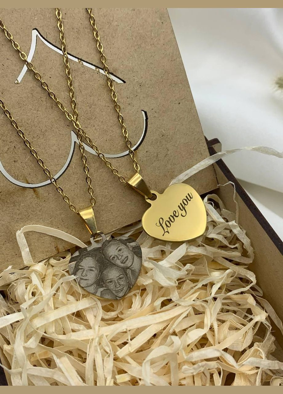 Кулон серце з лазерним гравіюванням Konik (338379408)