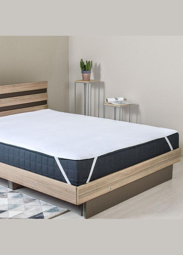 Наматрасник Аква стоп 140х200 см непромокаемый с резинками по углам защитный антиаллергический хлопок IDEIA (334726949)