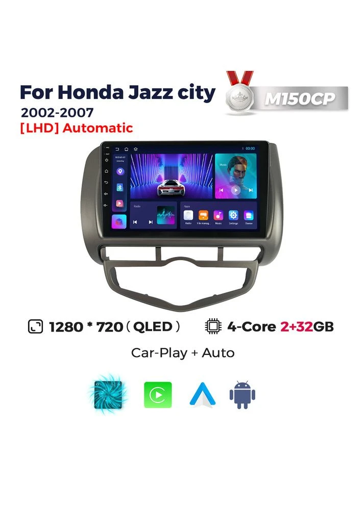 Штатна магнітола M150S Honda Jazz 1 / Fit 1 (2001-2008) M150S 2Gb+32Gb F2 QleD Mekede (384278889)