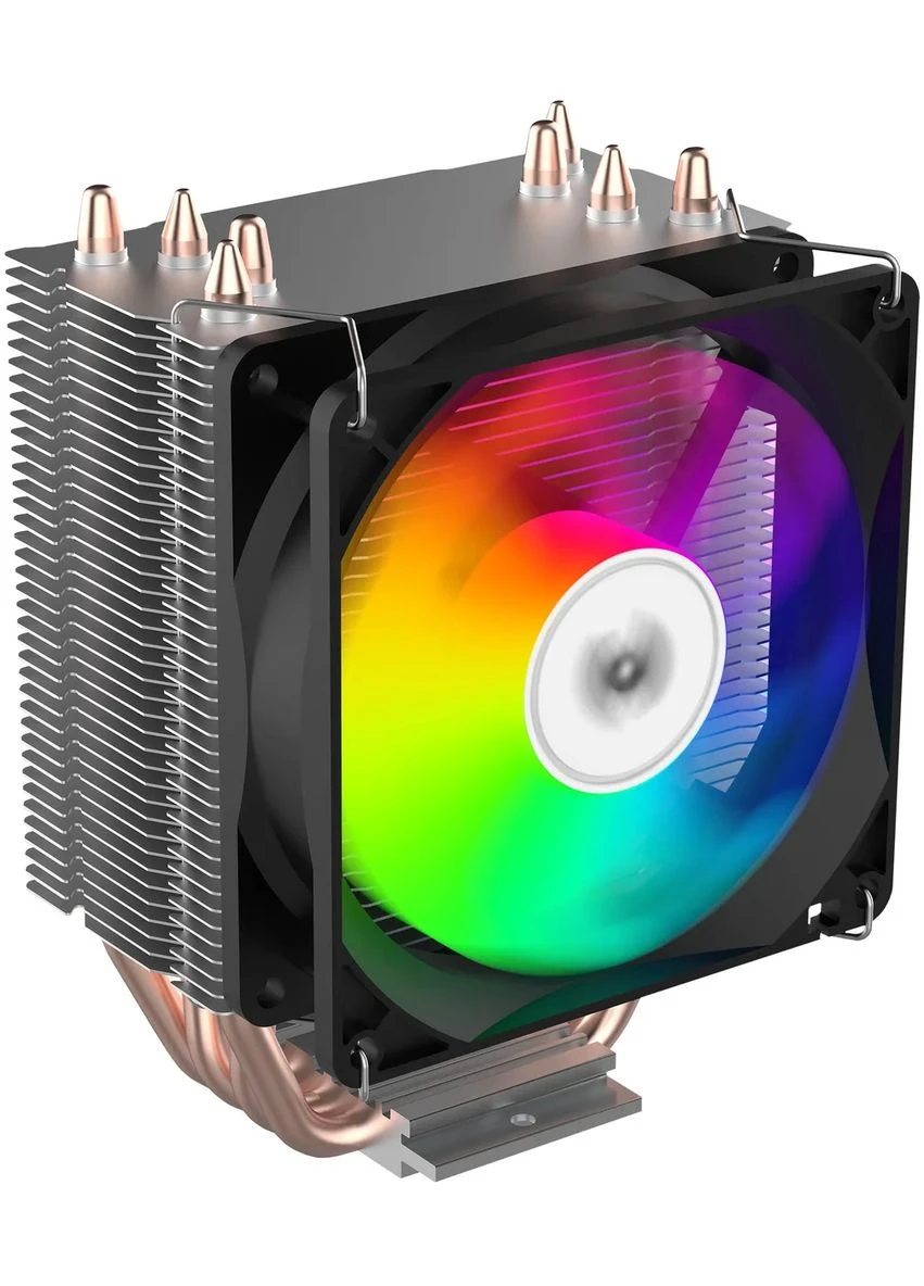 Процессорный кулер Air Cool AC90D4-ARGB, LGA1851, 1700, 1200, 1366, 115x, AM5, AM4, AM3, AM3+, 4pin PWM, TDP 130W. 2E Gaming (393444208)