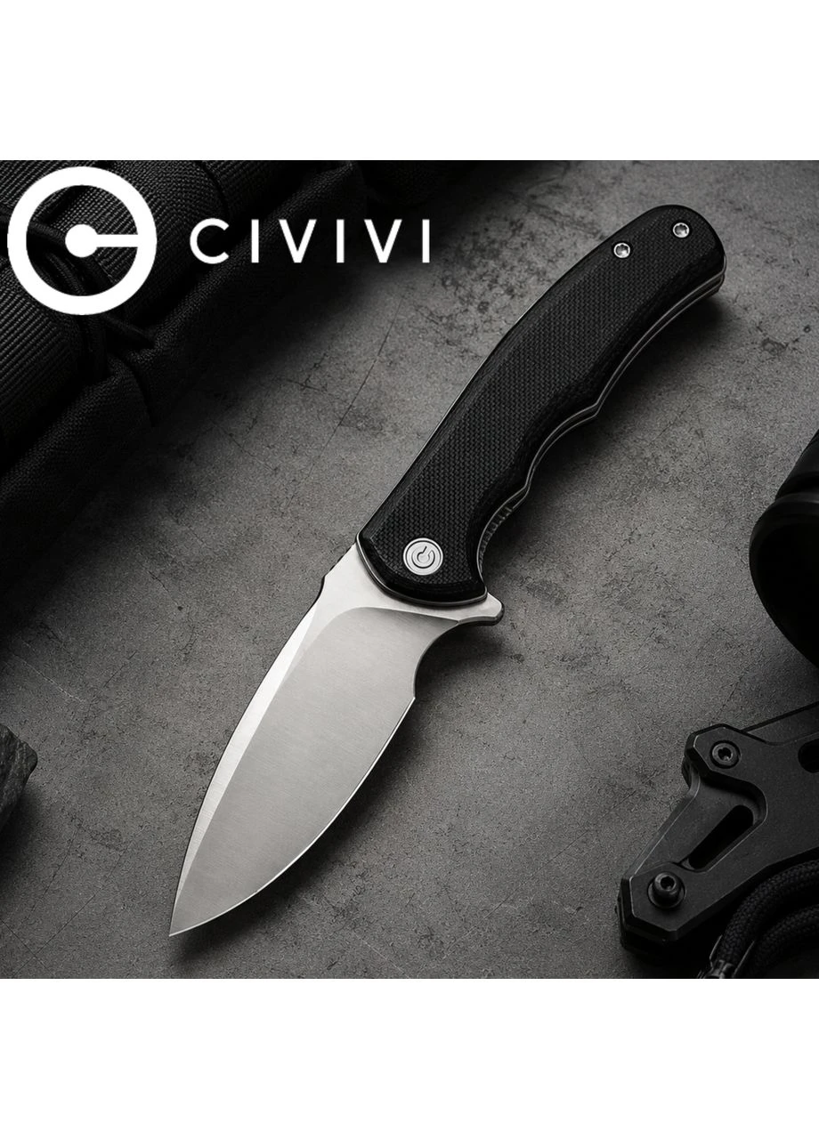 Ніж складаний Mini Praxis (C18026C-2) Black Civivi (400920431)