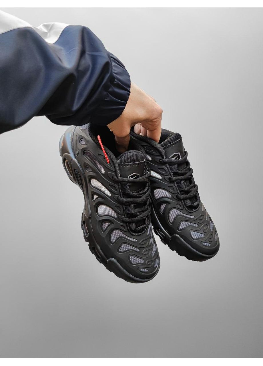 Чорні Осінні кросівки чоловічі nike air max tn plus drift black найк аір макс тн плюс No Brand