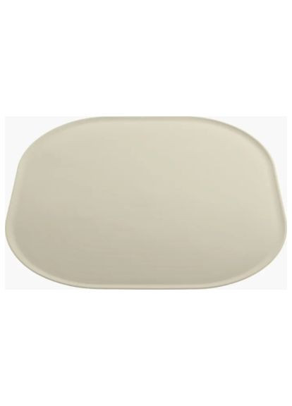 Килимок під миски (FIB0015) Fiboo Антиковзкий 43х22 см світло-сірий (370015493)