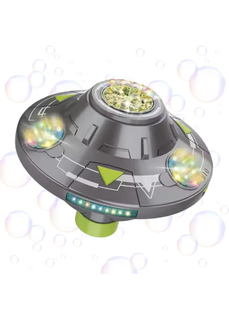 Генератор мильних бульбашок на акумуляторі, іграшковий генератор для мильних бульбашок для дітей, сірий No Brand (346530662)