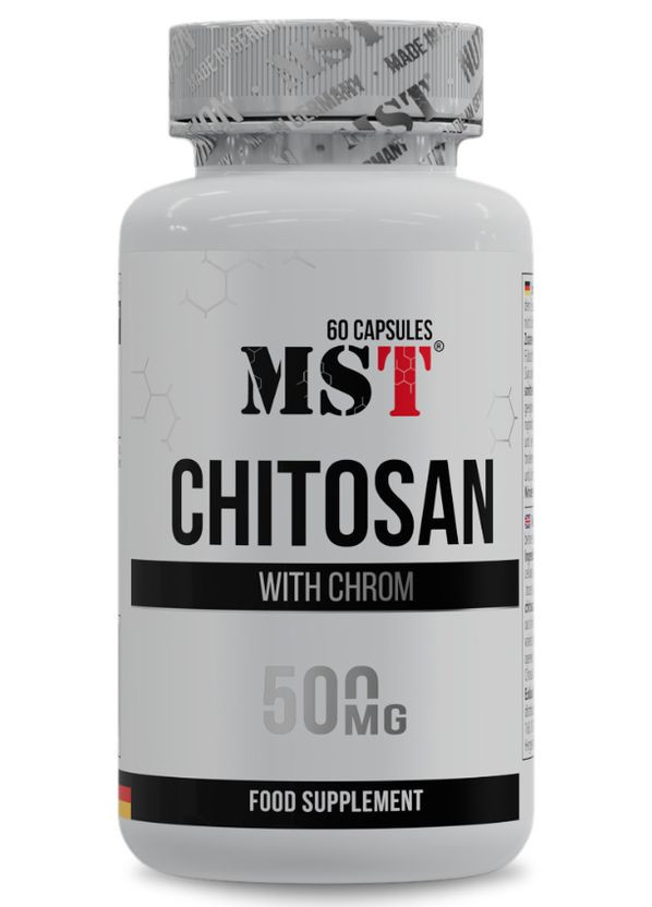 Хітозан з хромом Chitosan with Chrom 500 мг 60 капс MST (351864071)
