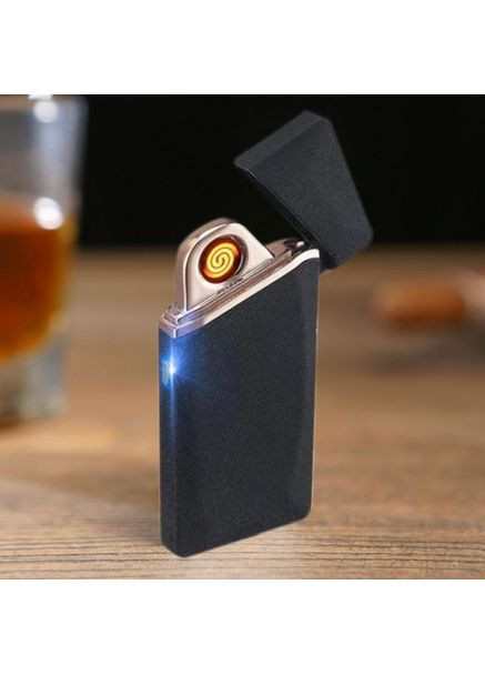 Спіральна електрична USB запальничка ZС 110 в комплекті шнур для зарядки UKC (299314390)