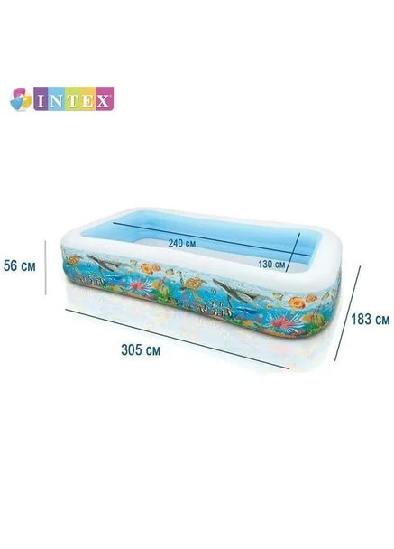 Бассейн Тропический риф 305x183x56 см (58485) Intex (389029151)