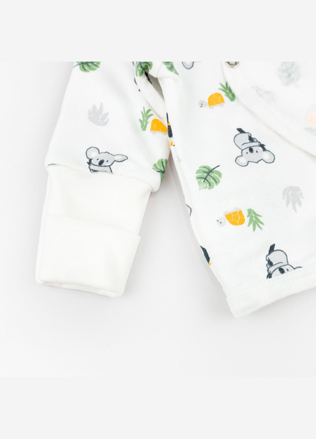 Білий комплект для немовлят 3 в 1 з начосом з коалами koala білий dexter's