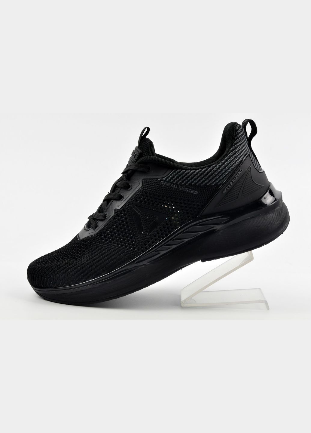 Кроссовки унисекс New Yike чёрные лето (325215887)