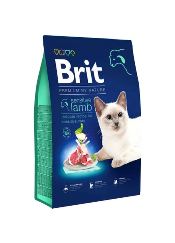 Сухий корм для кішок by Nature Cat Sensitive 8 кг (8595602553266) Brit Premium (397467428)