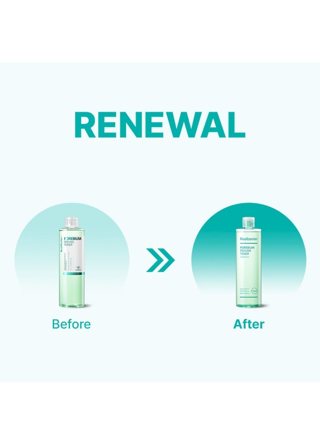 Ензимний пілінг-тонер Pore Bium Peeling Toner для боротьби із чорними точками 305 ml Real Barrier (315819753)