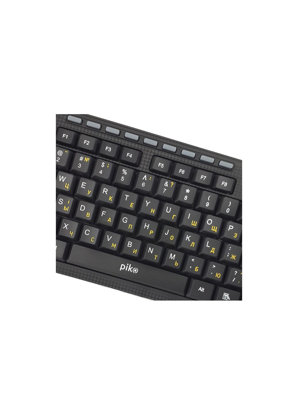 Клавіатура KB108 USB Black (1283126467103) Piko kb-108 usb black (268140657)