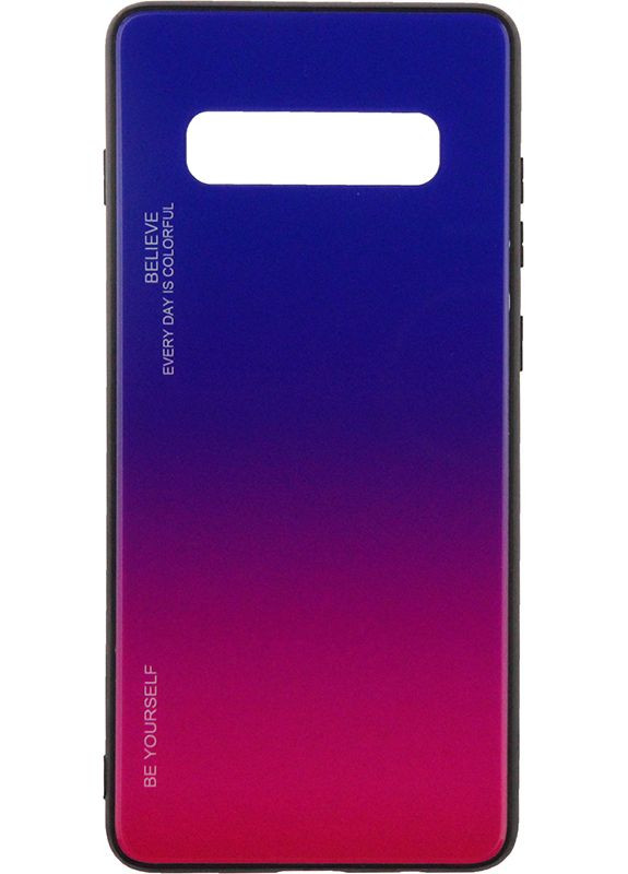 Чехол-накладка Gradient Glass Case Samsung Galaxy S10+ Lilac Toto (301469254)