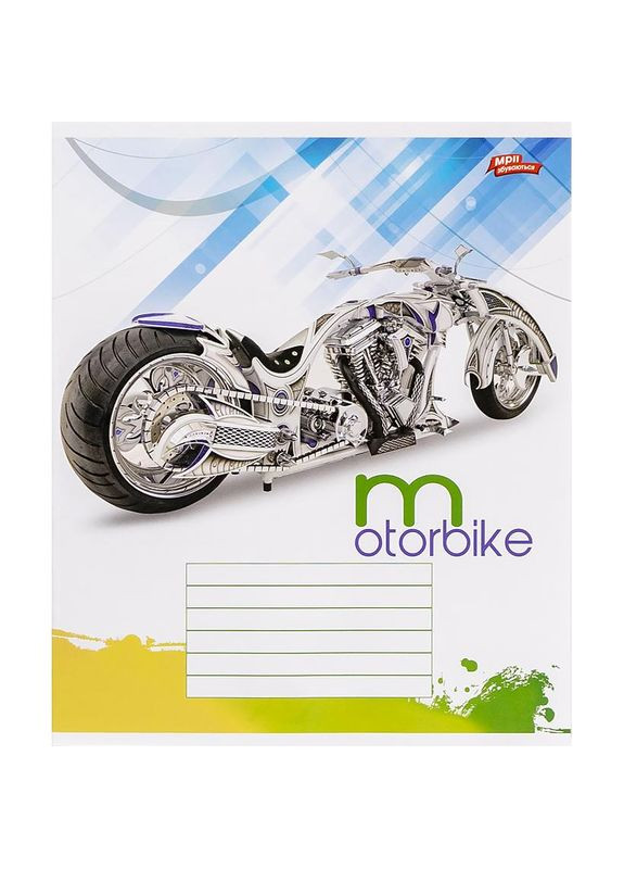 Зошит учнівський А5/12 лін. Motorbike 3498M Вид 2 Мрії Збуваються (326416374)