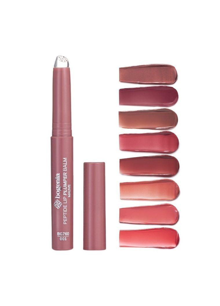Помада-блиск для об'єму губ Peptide Lip Plumper Balm (BG760), 001 Mauve Рожево-коричнева Bogenia (363554896)