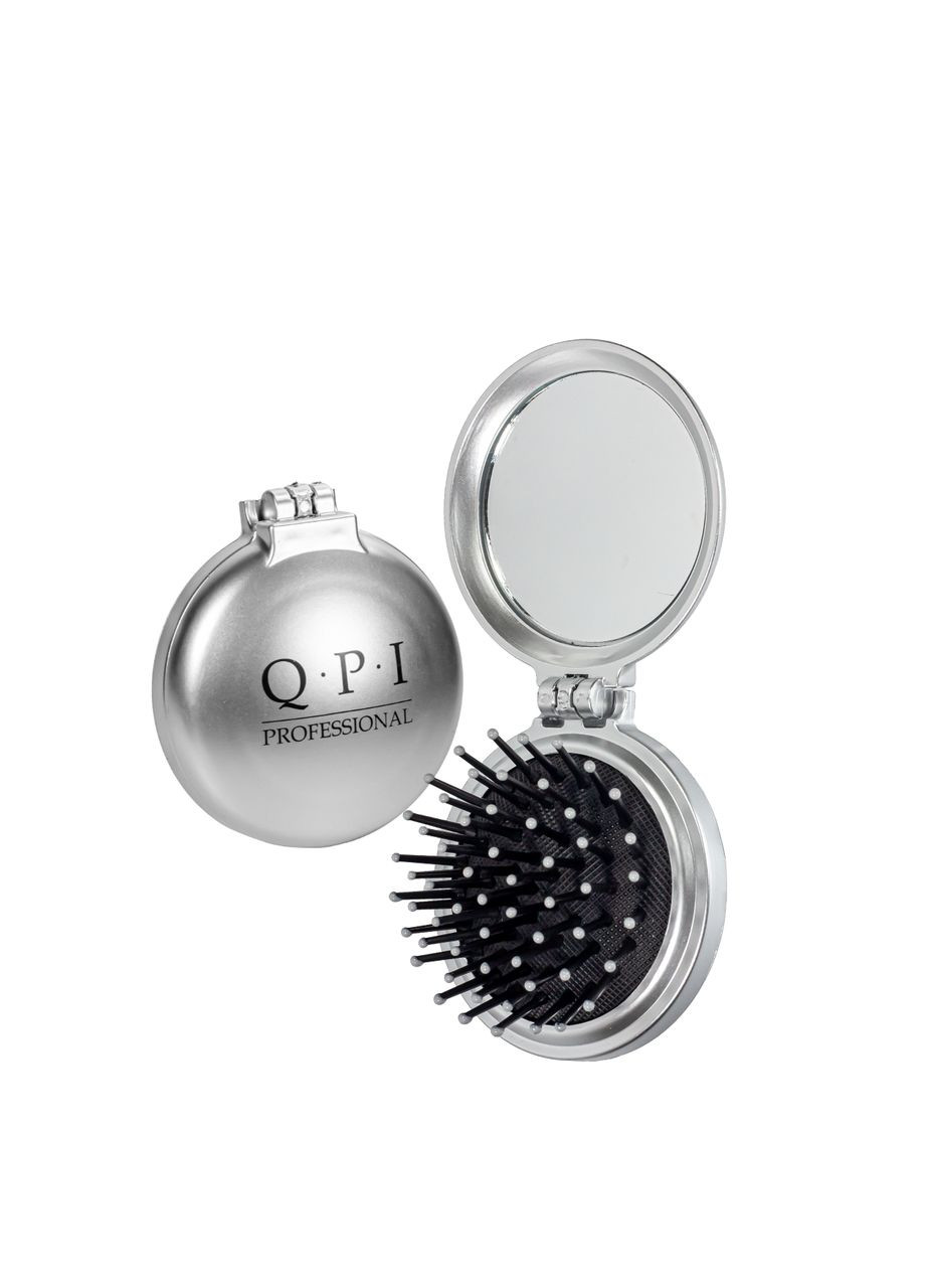 Щітка для волосся Q.P.I. PROFESSIONAL масажна розкладна із дзеркалом кругла 7 см PM-2064 QPI (302728458)