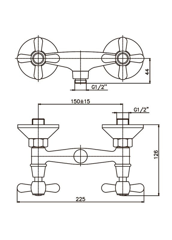 Змішувач для душа Dominox 003 (HB0060) Haiba (322005754)
