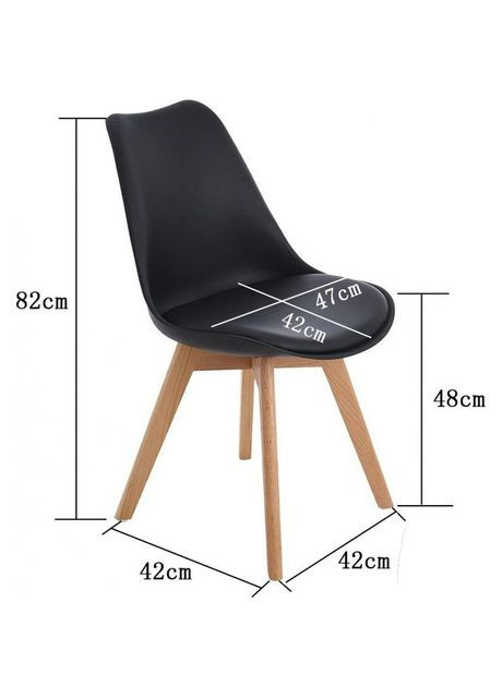 Кресло черное Bonro B-487 (341533483)