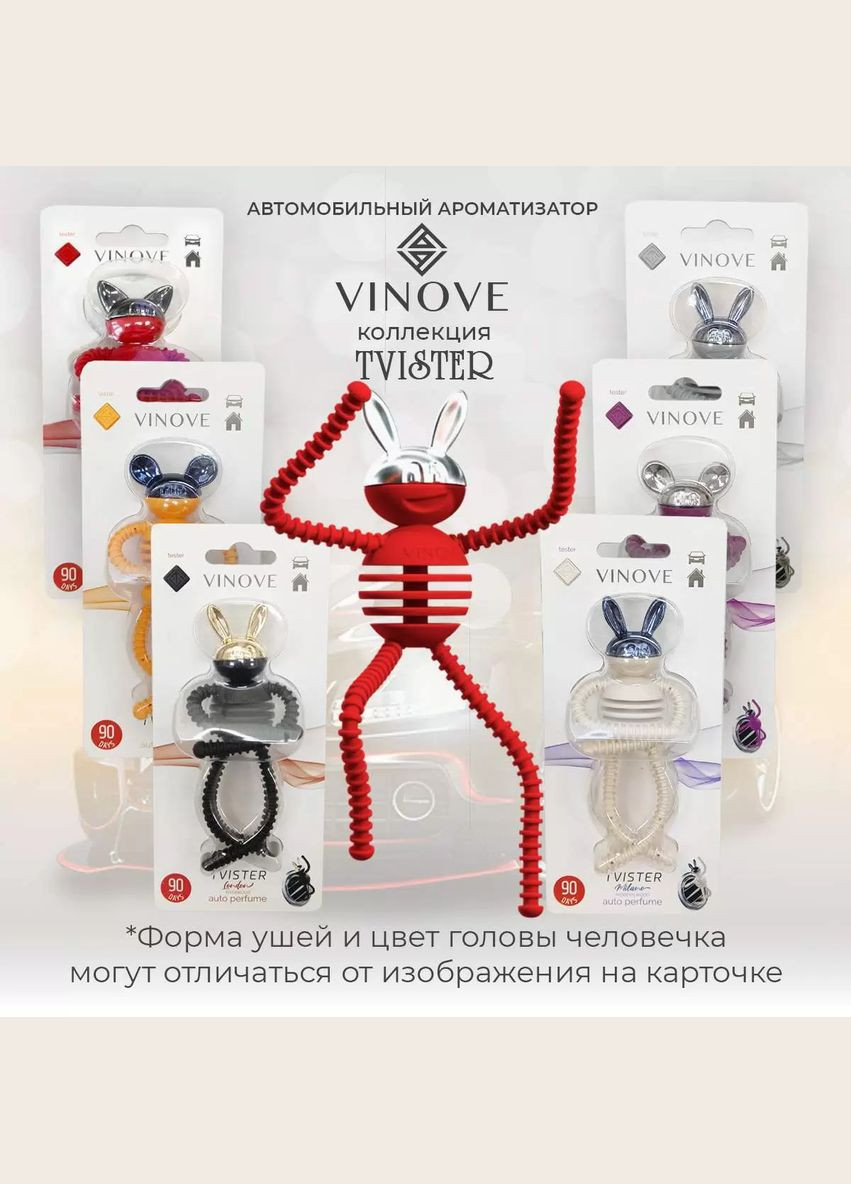 Пахучка\освіжувач в авто, Ароматизатор для автомобіля Мілан TVISTER VINOVE (328606545)
