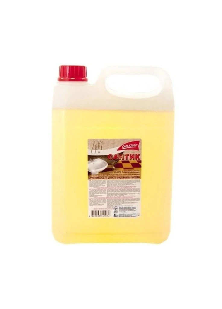 Жидкость для чистки ванн Сантик для сантехники 5 кг (4820003541074) San Clean (390413393)