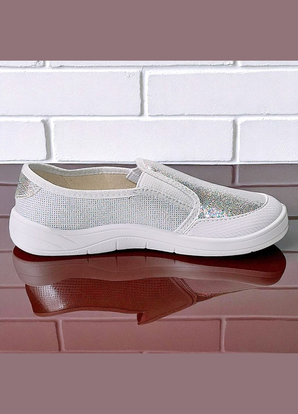 Ортопедичні текстильні сліпони капці тапочки для дівчинки змінне взуття Валді Waldi (345647852)