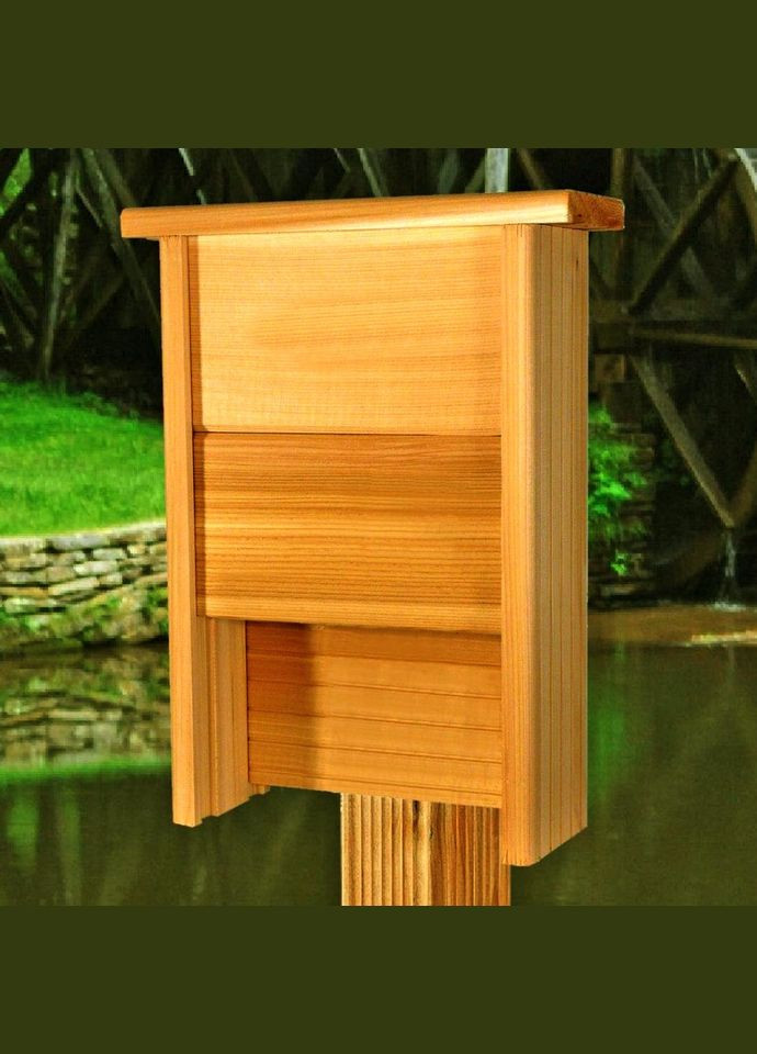 Домик для летучих мышей из дерева Вечерник сиена (ДЛМ-001305) No Brand (328606040)