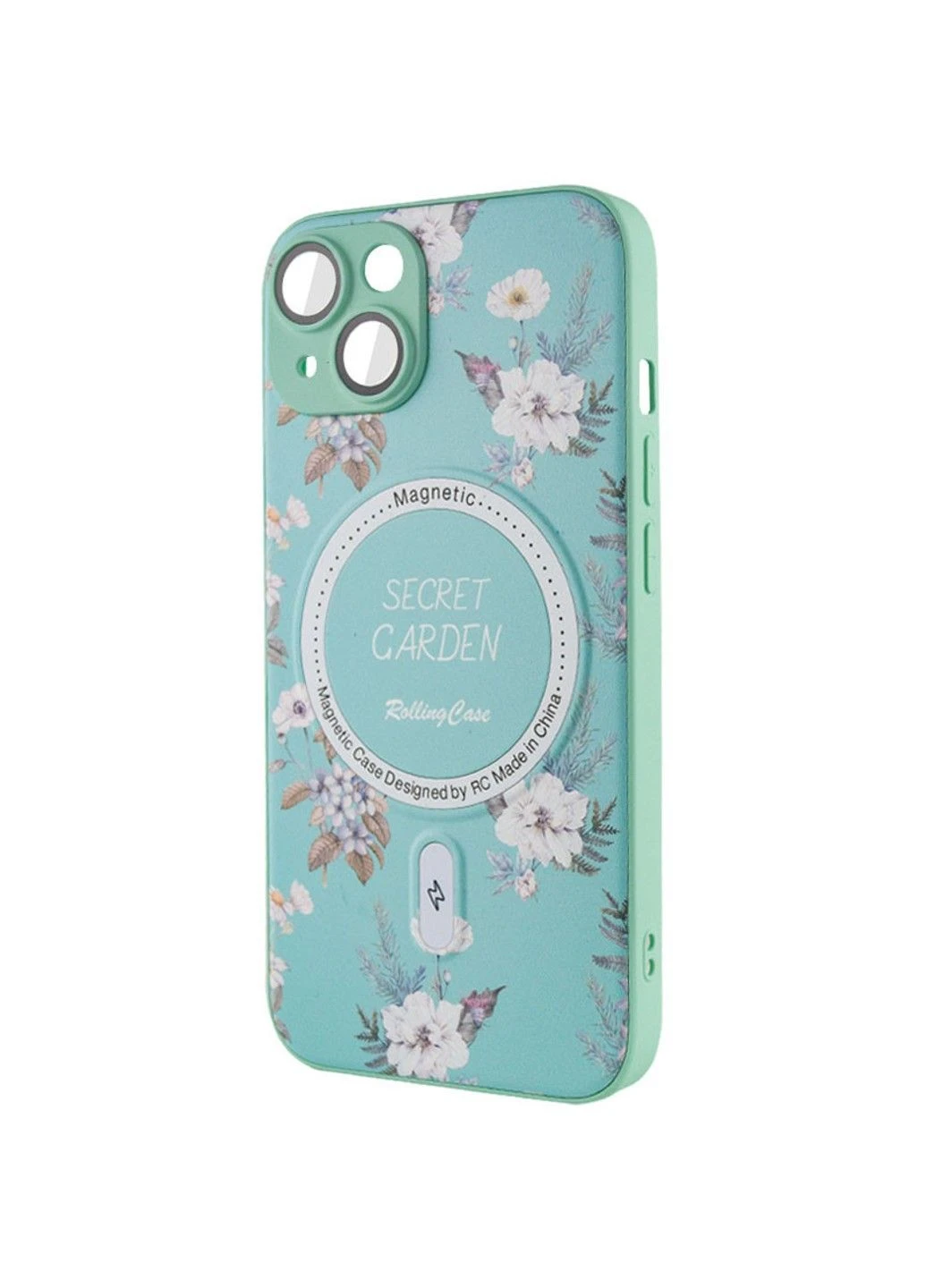 TPU+PC чехол Secret Garden with MagSafe для Apple iPhone 15 (6.1") Epik (389816221)