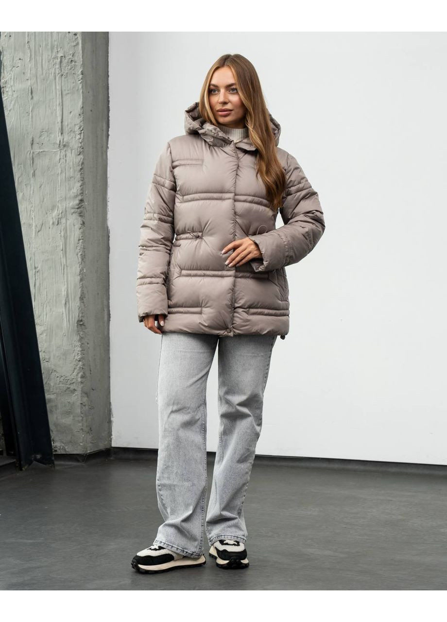 Світло-бежева жіноча куртка orlando No Brand