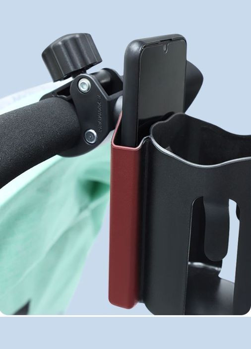 Подстаканник для напитков с креплением для телефона Черный М100087 No Brand (302746917)