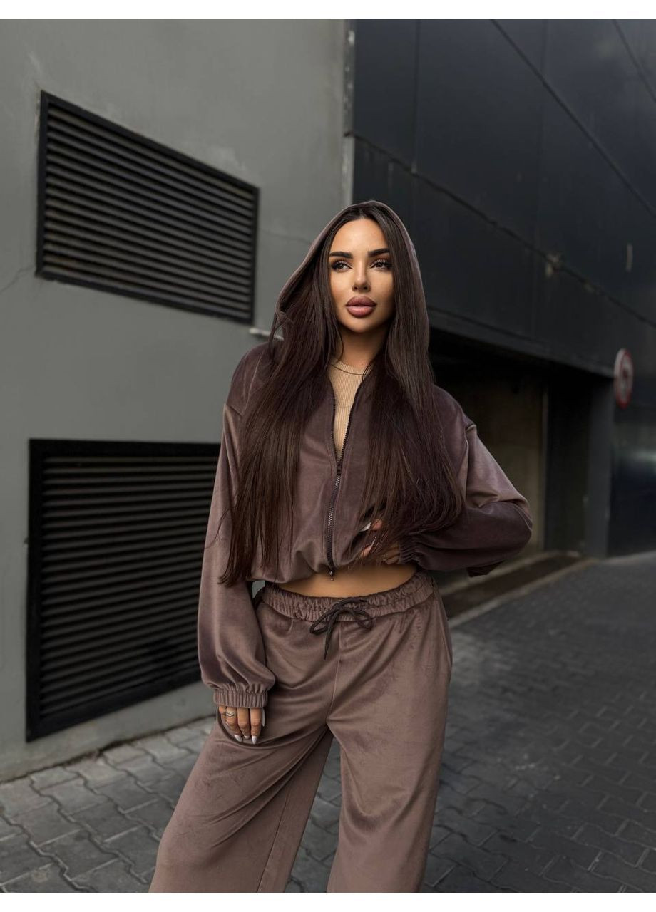 Жіночий велюровий костюм з капюшоном Avanti (362206409)