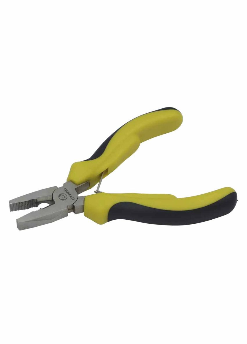 Мини плоскогубцы 41077 никелированные 115 мм (66499) СТАЛЬ (317344735)