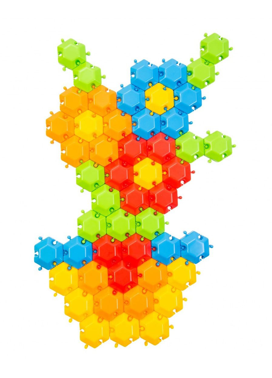 Мозаїка Фантазія, 60 ел., червоний з жовтим () Tigres 39124 (328395164)