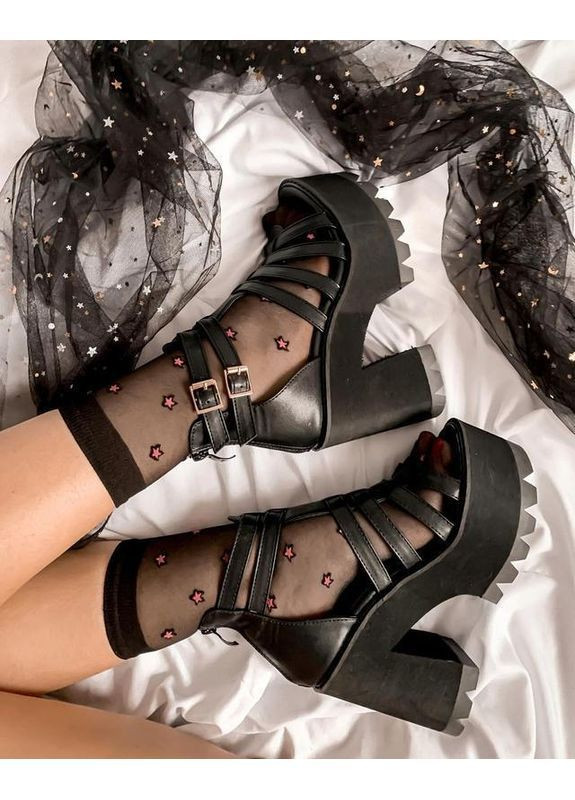 Чорні жіночі шкарпетки Gabriella зірки (363020725)