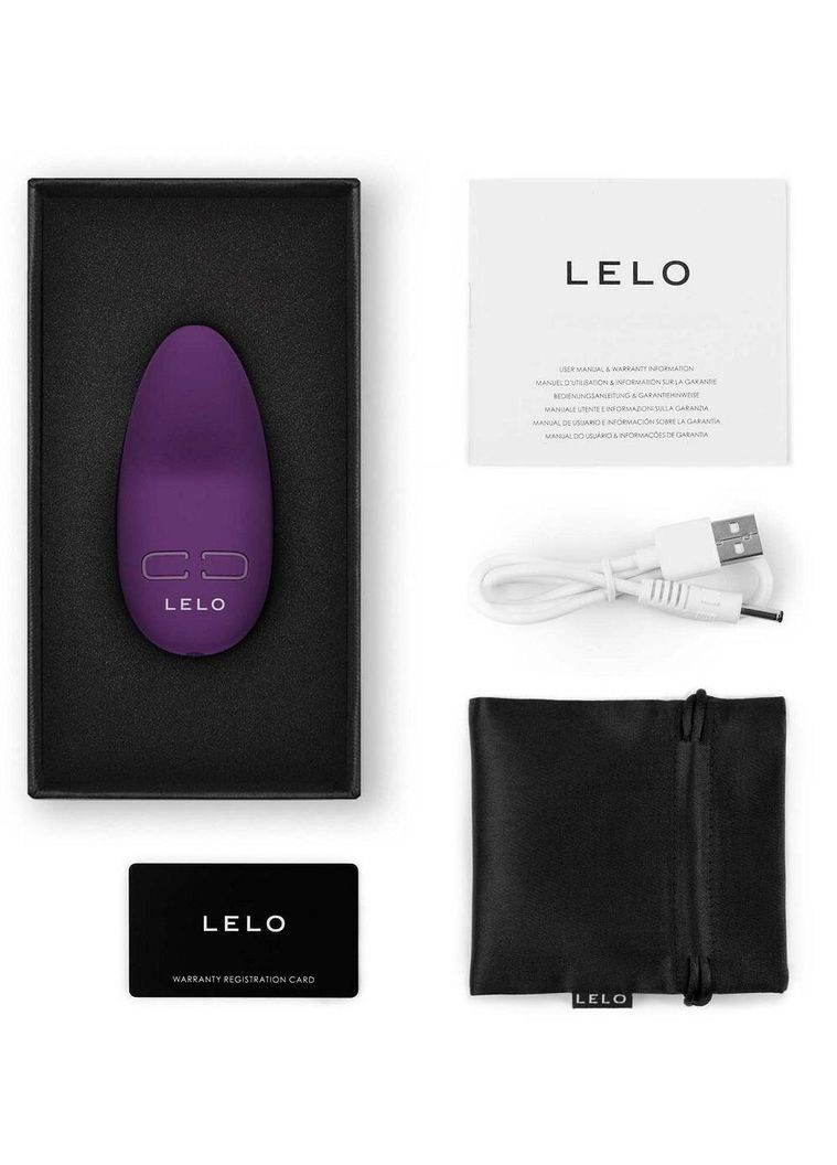 Мінівібратор для клітора Lily 3 Dark Plum, 10 режимів, дуже потужний Lelo (303905029)