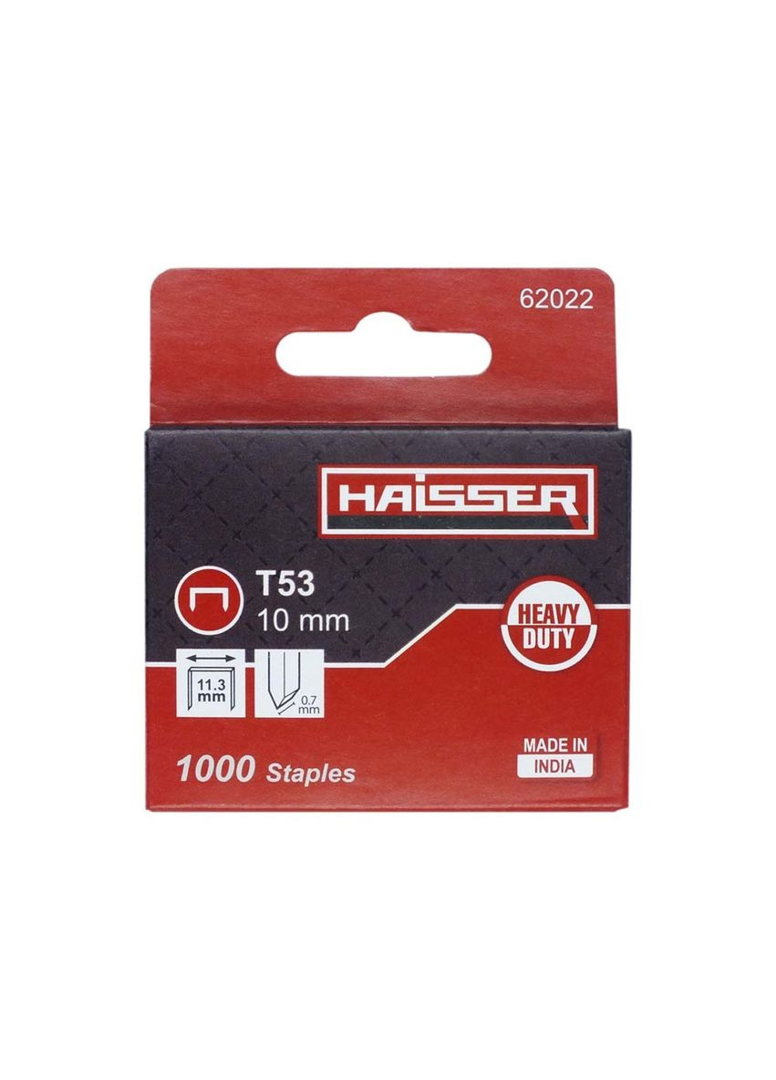 62022 Скоби для будівельного степлера 1000 шт. Haisser (315554590)