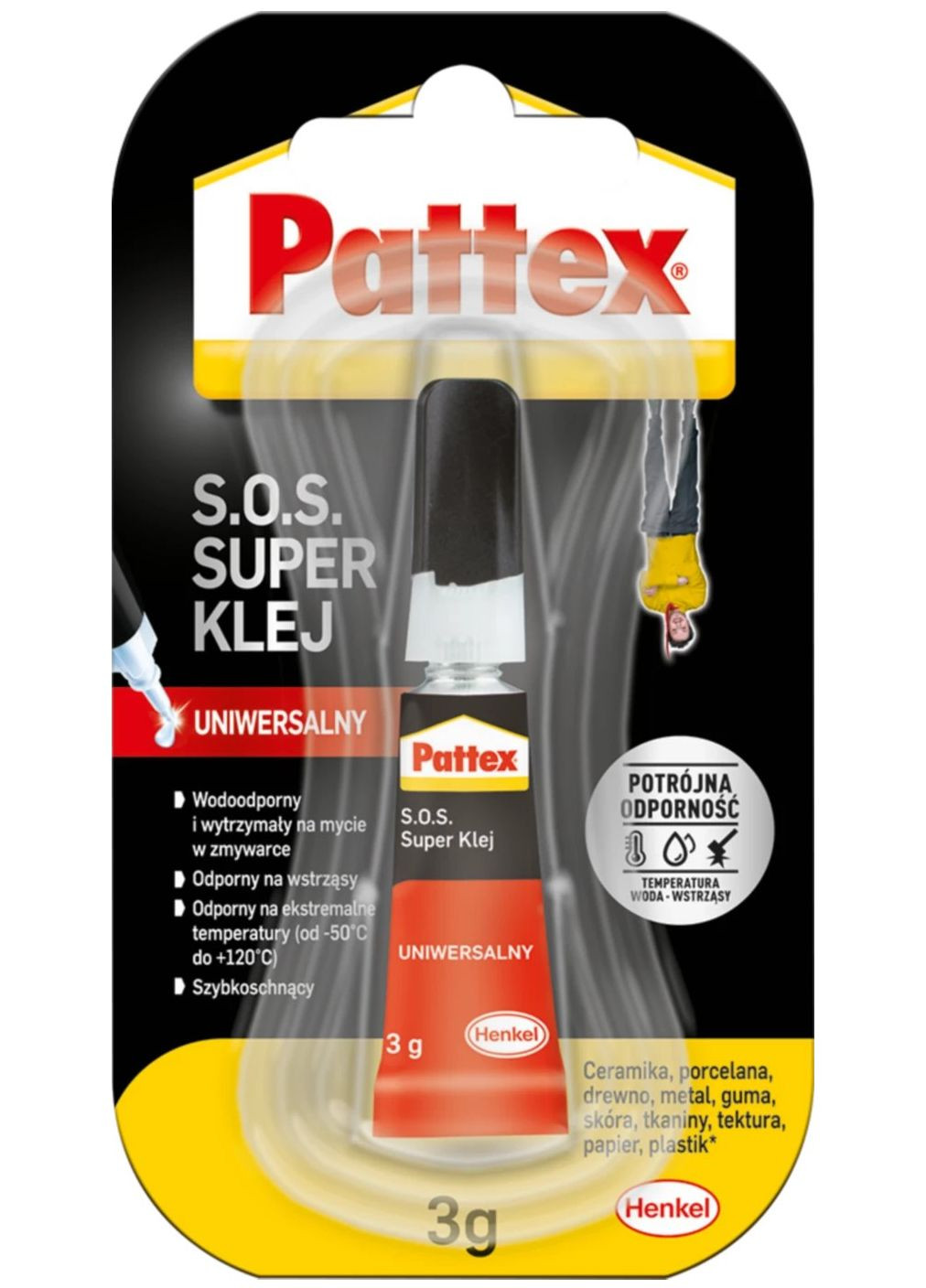 Клей супер гель 3г мультибл.(120) Pattex (340959799)
