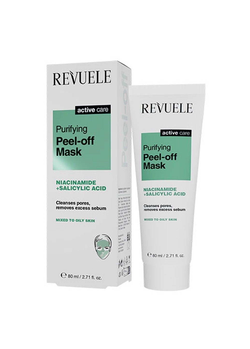 Пилинг-маска Очищающая Active Care 80 мл REVUELE (372127881)
