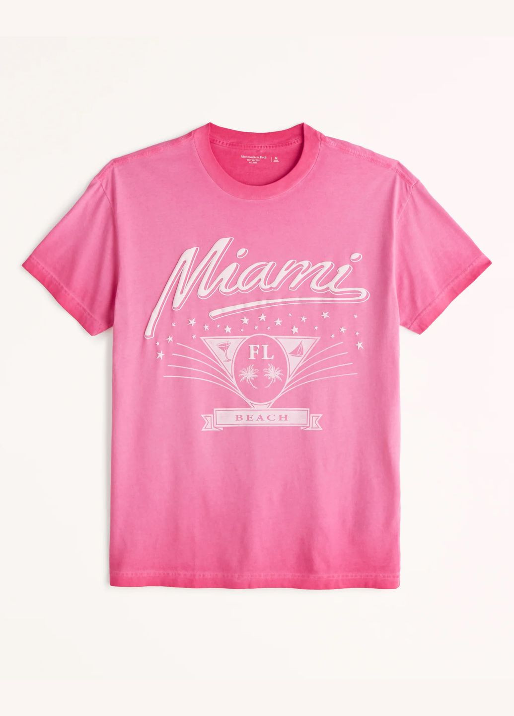 Розовая футболка af9217m Abercrombie & Fitch