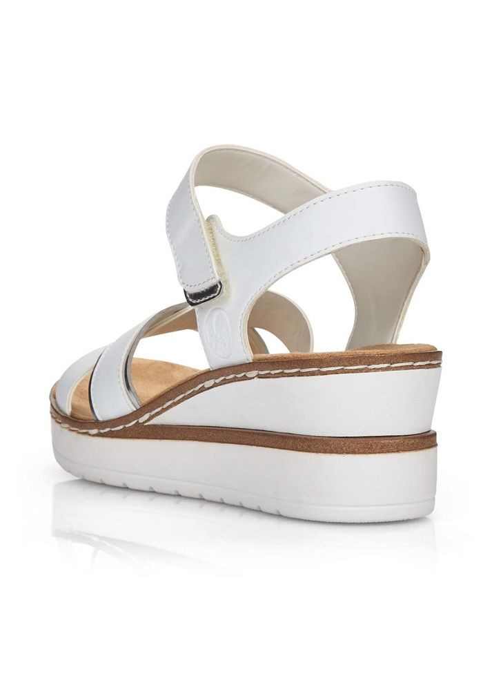 Белые босоножки (р) экокожа 0-1-1-v-38g-9-80 Rieker