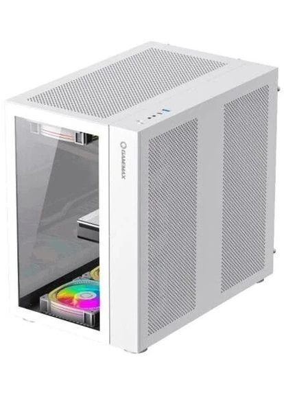 Корпус Infinity, без БЖ, Midi-Tower, ATX / Micro ATX / Mini ITX, 1хUSB 3.0, 2хUSB 2.0, 399x273x420 мм, 7.5кг INFINITY WHITE GameMax (395350031)