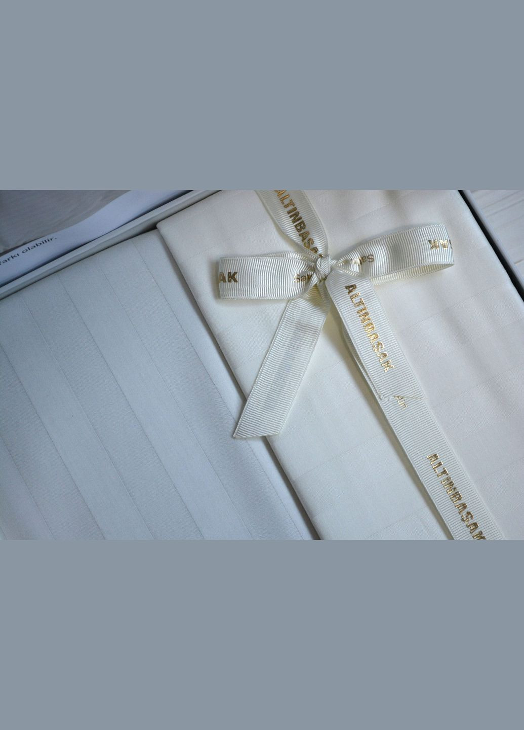 Постельное белье Altinbasak Satin 160 х 220 см Always Ekru No Brand (341306166)