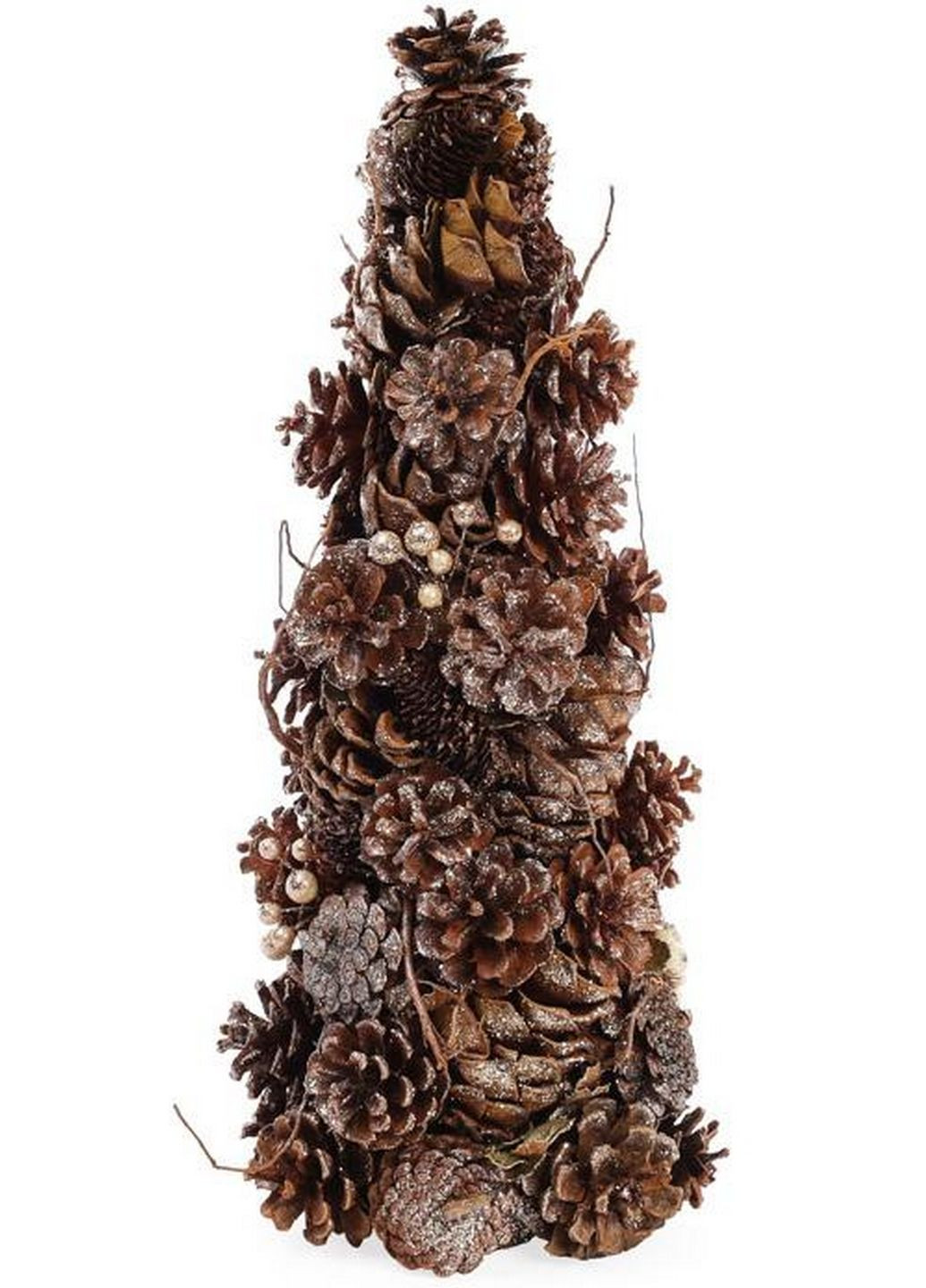 Декоративная елка "шишки золотистые" с натуральными шишками Bona (282590958)