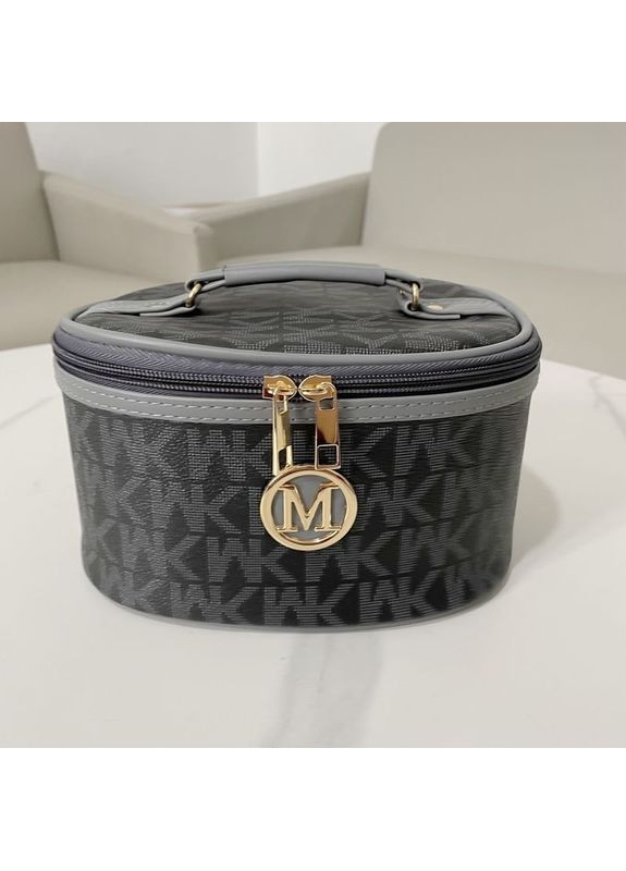 Косметичка бочонок черного цвета в стиле Michael Kors No Brand (316580415)