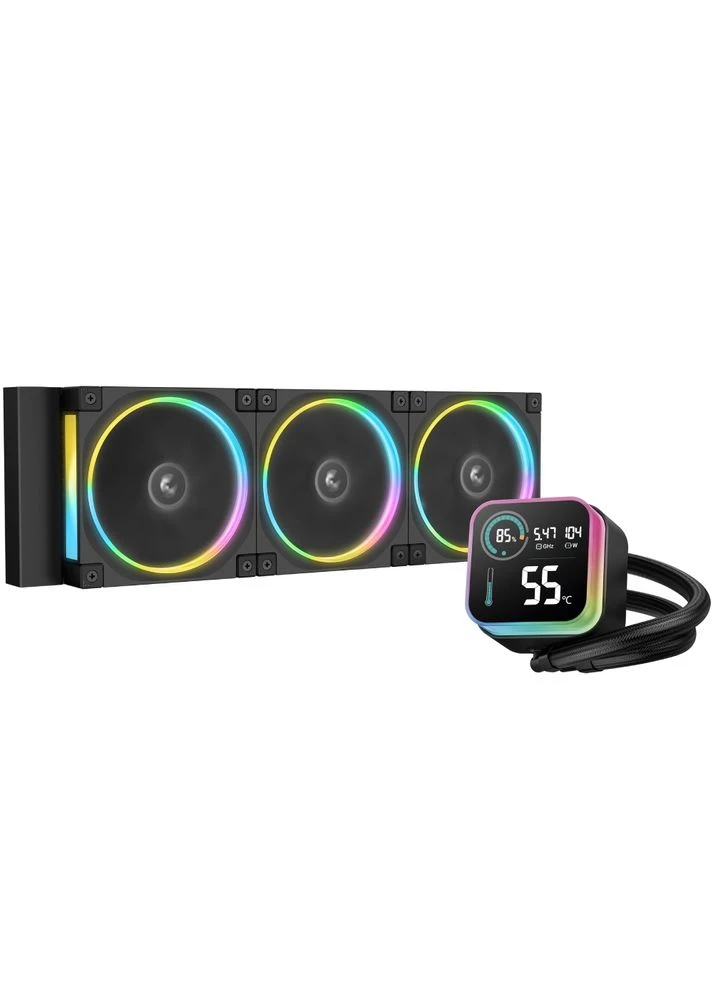 Система жидкостного охлаждения LQ360 Ultra ARGB Black (R-LQ360-BKASMC-G-1) DeepCool (384532938)