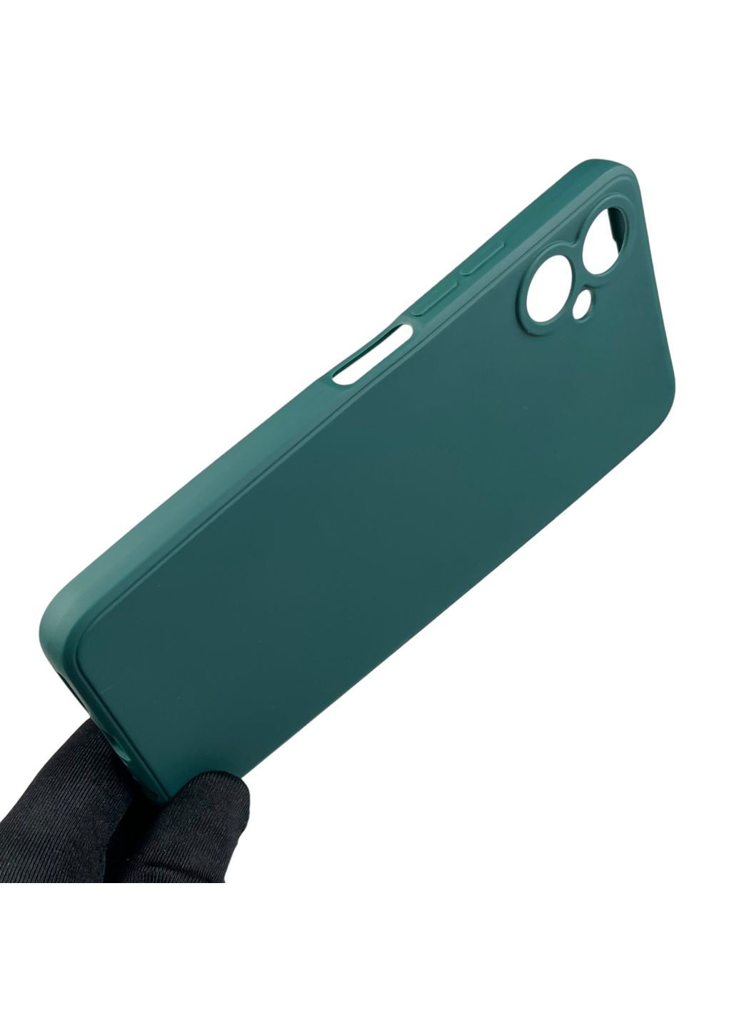 Чехол для Spark 9 Pro (KH7n) с квадратными гранями с защитой камеры на техно спарк 9 про зелёный Tecno (366387993)