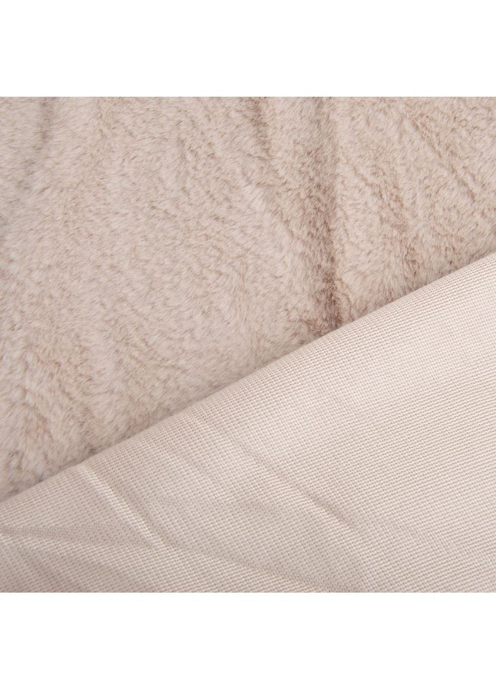 Тканина штучне хутро Кролик Крош 150 см 380 г/м2, для одягу, шуб, жилетів та інтер'єрного декору св. беж IDEIA (371133618)