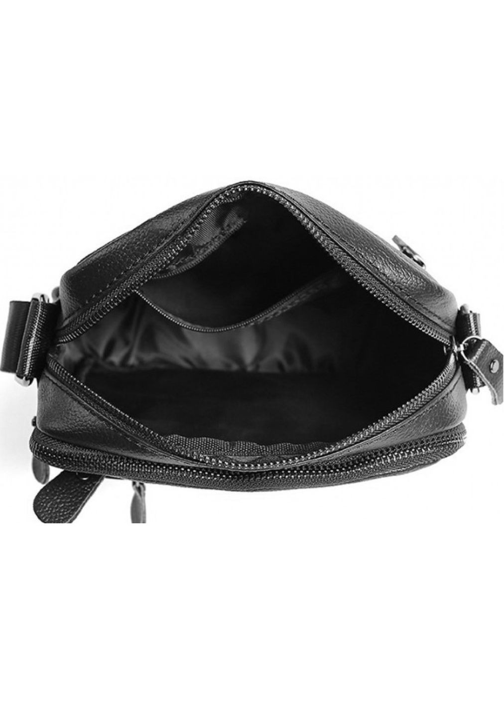 Мужская сумка из натуральной кожи Черная (SA25-223A) Tiding Bag (325815961)