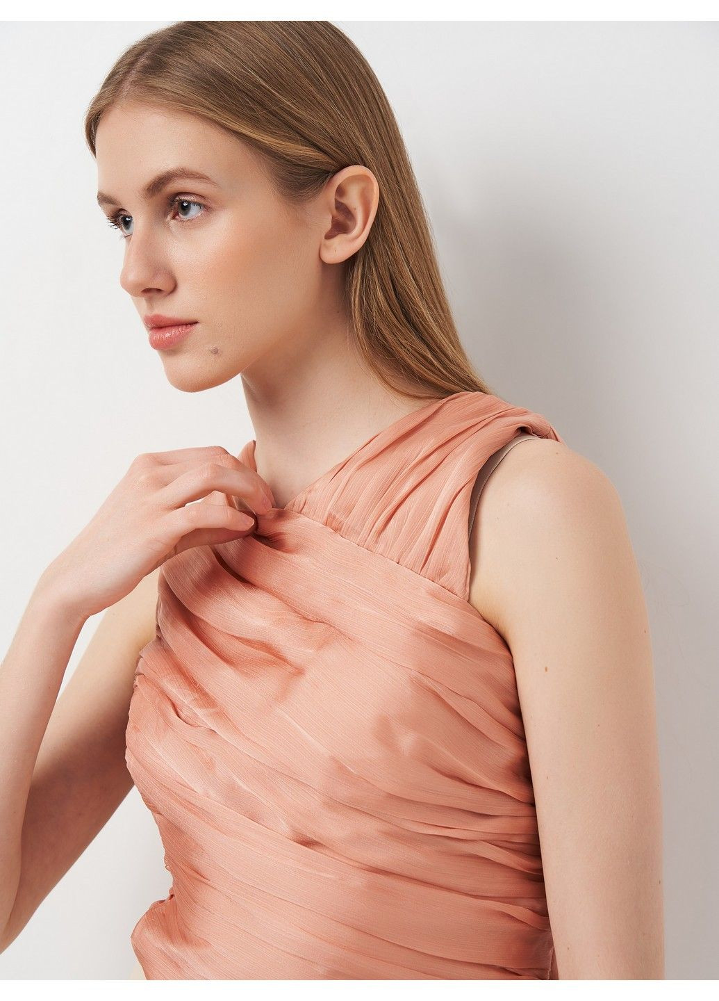 Коралловая блуза H&M