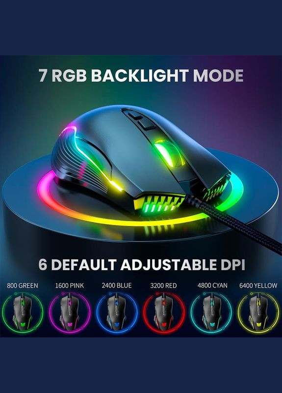 Миша дротова Gaming CW905 чорна Onikuma (293346855)